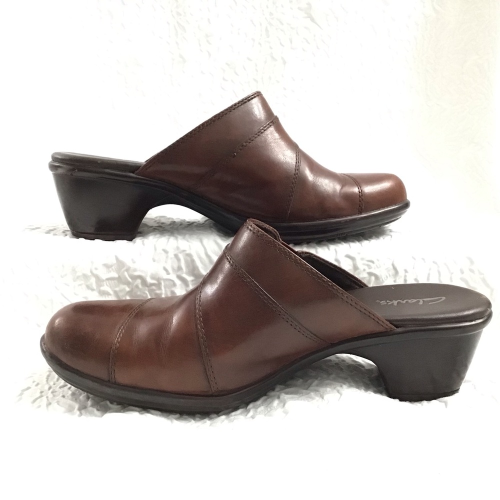 Clarks Womens Slide  Mules Slip-On Clogs Size 71/2M
